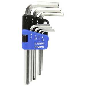 EVALUE E-Value六角棒レンチセット ミリ ELHW07NL_ EVALUE E-Value六角棒レンチセット ミリ ELHW07NL_