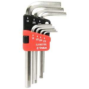EVALUE E-Value六角棒レンチセット インチ ELHW07INL_ EVALUE E-Value六角棒レンチセット インチ ELHW07INL_