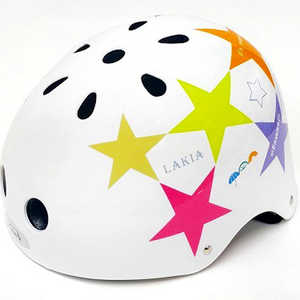 LAKIA キッズヘルメットアクティブ(52～56cm/カラフルスター) 250364 250364