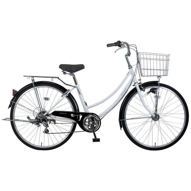 MARCLE MARCLE 自転車 シティサイクル リブレットホーム ホワイト【組立商品につき返品不可】 ﾘﾌﾞﾚｯﾄﾎｰﾑ266F ﾘﾌﾞﾚｯﾄﾎｰﾑ266F