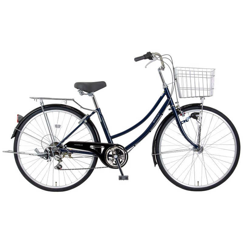 MARCLE MARCLE 自転車 シティサイクル リブレットホーム ダークブルー【組立商品につき返品不可】 ﾘﾌﾞﾚｯﾄﾎｰﾑ266F ﾘﾌﾞﾚｯﾄﾎｰﾑ266F