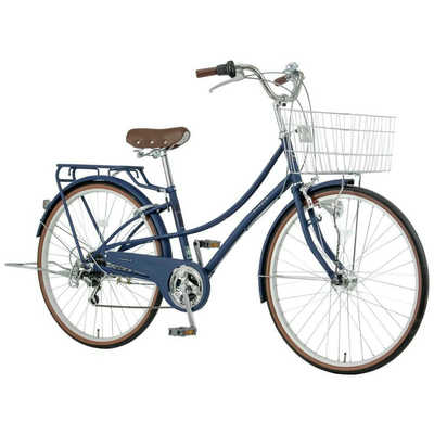 MARCLE 自転車 街並 266 [外装6段 /26インチ] マットネイビーブルー