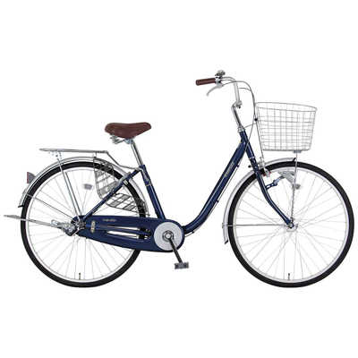 MARUKIN 自転車 ロマーナ [26インチ] ダークブルー 【組立商品につき