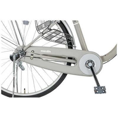 MARUKIN 自転車 ロマーナ [内装3段/26インチ] マットベージュ 【組立 