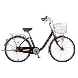 MARUKIN 自転車 ロマーナ 241-D ROMANA ダークブラウン [24インチ]【組立商品につき返品不可】 MK-22-019