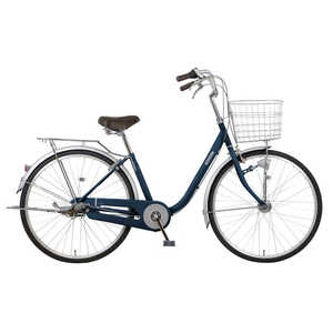 MARUKIN 自転車 ロマーナ 263-D ROMANA マットダークブルー [内装3段/26インチ]【組立商品につき返品不可】 ﾛﾏｰﾅ263_D