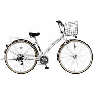 MARUKIN 自転車 ルネシック 276-D ホワイト [外装6段/27インチ]【組立商品につき返品不可】 ﾙﾈｼｯｸ276_D