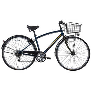 MARUKIN 自転車 オネストワン 276-D ダークブルー [外装6段 /27インチ]【組立商品につき返品不可】 ｵﾈｽﾄﾜﾝ276_D