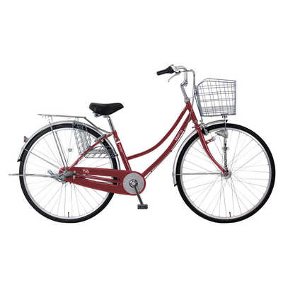MARUKIN 自転車 レイニーホームHD273-E レッド (内装3段 /27インチ 