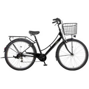 MARUKIN 27.5型 自転車 カンペール CAMPER 276-E ブラック [外装6段]【組立商品につき返品不可】 ｶﾝﾍﾟｰﾙ276_E