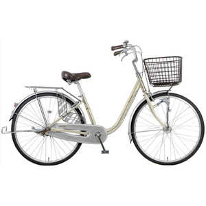 MARUKIN 自転車 プチベル PetitBelle 261-E ライトゴールド (26インチ)【組立商品につき返品不可】 ﾌﾟﾁﾍﾞﾙ261_E