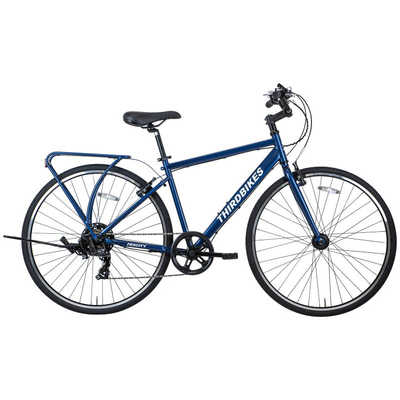 水色のクロスバイク THIRD BIKES