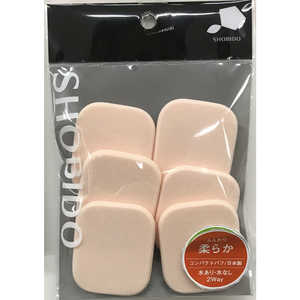 粧美堂 コンパクトパフ6P角型 