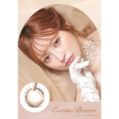 GRANDPRIX (度あり/-1.00) エクリンブラウン (BC8.8) 10枚入 カラコン