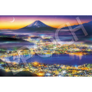エポック社　EPOCH ジグソーパズル 22-102s 街明かりに浮かぶ富士 