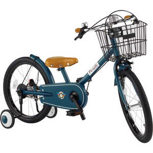 ピープル 子供用自転車 18型 共伸びサイクル(ディープターコイズ) (2019年モデル)【組立商品につき返品不可】 YGA316
