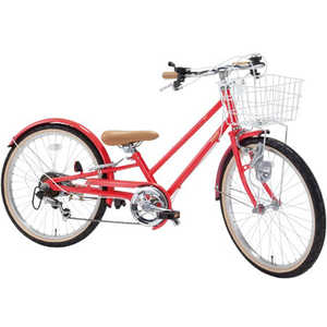 ＜コジマ＞ ピープル 22型 子供用自転車 いち・ろく自転車(コーラル/外装6段変速) コーラル YGA324