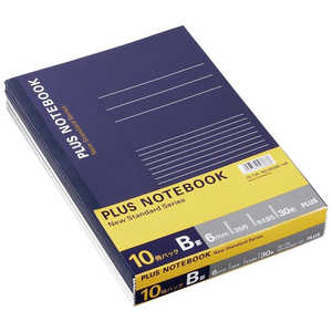 プラス ノートブック セミB5 10冊パック ネイビー NO-003BS-10P プラス ノートブック セミB5 10冊パック ネイビー NO-003BS-10P