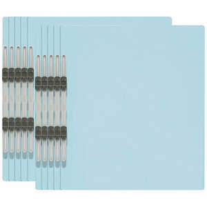 プラス フラットファイル 樹脂製とじ具 A4 10P RBL No.021E