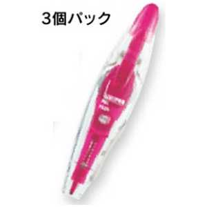 プラス 修正テープ ホワイパーパル (テープ幅5mm×長さ6m) ピンク 3個パック WH-035-3P WH0353P プラス 修正テープ ホワイパーパル (テープ幅5mm×長さ6m) ピンク 3個パック WH-035-3P WH0353P