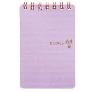 プラス Ca.Crea カ.クリエ ツインリング A4×1/9サイズ りんどう RT-740GC プラス Ca.Crea カ.クリエ ツインリング A4×1/9サイズ りんどう RT-740GC