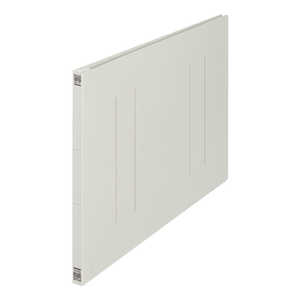 プラス フラットファイル 樹脂製とじ具 B4 縦罫線タイプ GY No.012NT