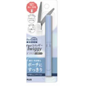 プラス 携帯はさみ フッ素コート Twiggy(ツイッギー) ポーチサイズ ブルー SC-100PS プラス 携帯はさみ フッ素コート Twiggy(ツイッギー) ポーチサイズ ブルー SC-100PS