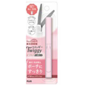 プラス 携帯はさみ フッ素コート Twiggy(ツイッギー) ポーチサイズ ピンク SC-100PS プラス 携帯はさみ フッ素コート Twiggy(ツイッギー) ポーチサイズ ピンク SC-100PS