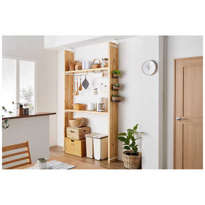 平安伸銅工業 連結パーツ 横3本用 LABRICO ラブリコ アイアン ホワイト