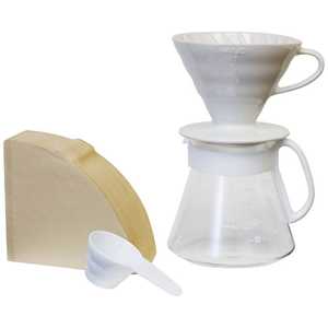 ハリオ V60セラミックドリッパーセット02(サーバー容量 600ml) XVDD-3012W