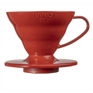 ハリオ V60透過ドリッパー01 レッド HARIO VDR01R