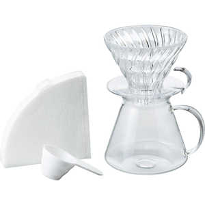 ハリオ V60 Glass Brewing Kit(コーヒードリッパーセット) S-VGBK-02-T ハリオ V60 Glass Brewing Kit(コーヒードリッパーセット) S-VGBK-02-T