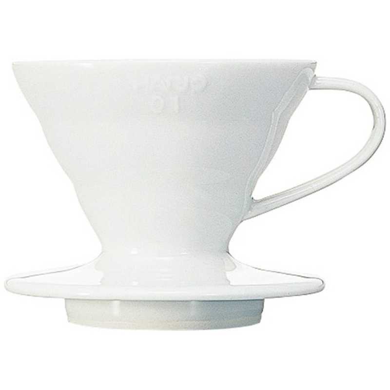 ハリオ V60 透過ドリッパｰ 01 セラミック W Vdc 01w