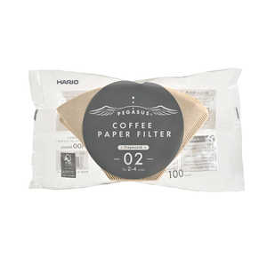 ハリオ ペガサスコーヒーペーパーフィルター02M100枚 PEF02100M ハリオ ペガサスコーヒーペーパーフィルター02M100枚 PEF02100M