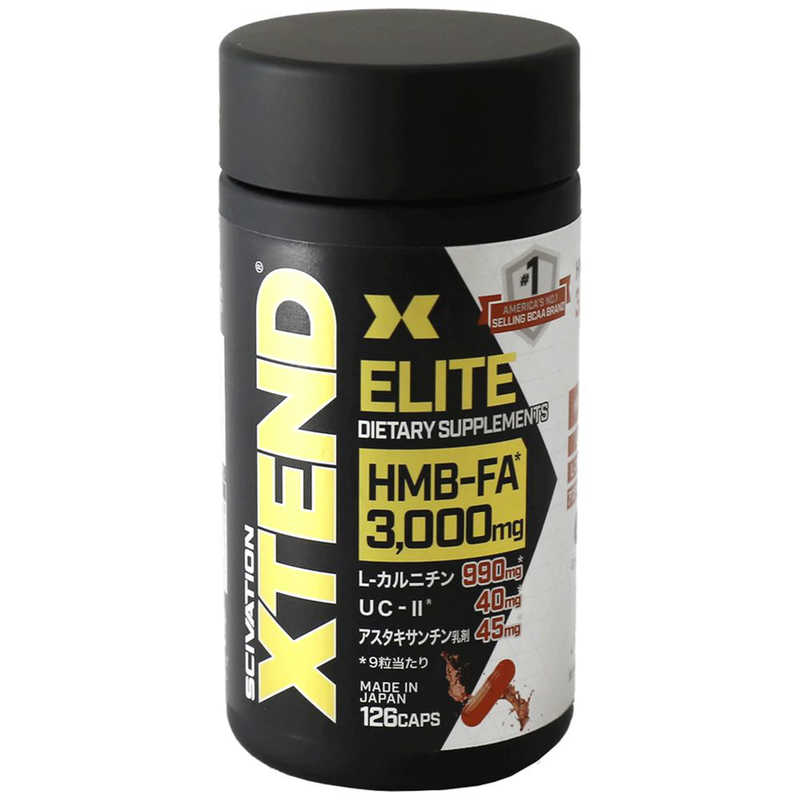 XTEND XTEND XTEND HMB-FA ELITE (1本(68g)126粒入) XELITEBOTTLE126 XELITEBOTTLE126
