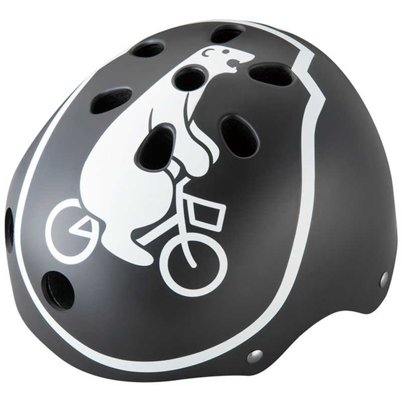 ブリヂストン ブリヂストン 子供用ヘルメット bikke ビッケ ジュニアヘルメット(51～57cm/ダークグレー) CHBH5157 CHBH5157