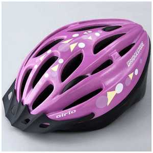 ブリヂストン 子供用ヘルメット エアリオヘルメットM(ピンク/54～56cm) CHA5456 (ピンク)