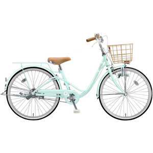 ブリヂストン 子供用自転車 24インチ リリーベル (E.Xミストグリーン/シングルシフト) 【組立商品につき返品不可】 AG41 ブリヂストン 子供用自転車 24インチ リリーベル (E.Xミストグリーン/シングルシフト) 【組立商品につき返品不可】 AG41
