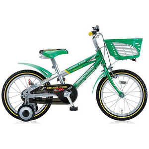 ブリヂストン 幼児用自転車 16インチ クロスファイヤーキッズ (グリーン & シルバー/シングルシフト) 【組立商品につき返品不可】 CK166 ブリヂストン 幼児用自転車 16インチ クロスファイヤーキッズ (グリーン & シルバー/シングルシフト) 【組立商品につき返品不可】 CK166