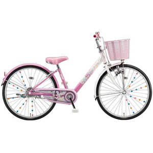 ブリヂストン 子供用自転車 24型 エコパル(シングルシフト) ピンク【組立商品につき返品不可】 EPL401