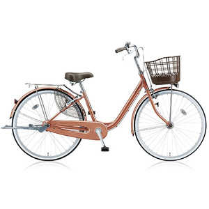 ブリヂストン 自転車 アルミーユ M.Xピンクゴールド (内装3段 /26インチ)【組立商品につき返品不可】 AU63T ブリヂストン 自転車 アルミーユ M.Xピンクゴールド (内装3段 /26インチ)【組立商品につき返品不可】 AU63T