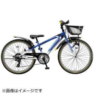 ブリヂストン 子供用自転車 クロスファイヤ-ジュニア (外装7段) ブル-＆ホワイト 【組立商品につき返品不可】 CFJ45T