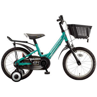 ブリヂストン 子供用自転車 エコキッズS シングル グリ-ン＆BK 【組立