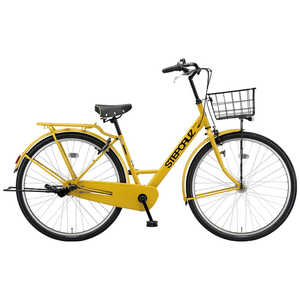 ブリヂストン 軽快車 ステップクル-ズ 3段 E.XMSDイエロ- 【組立商品につき返品不可】 ST63T2 ブリヂストン 軽快車 ステップクル-ズ 3段 E.XMSDイエロ- 【組立商品につき返品不可】 ST63T2