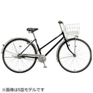 ブリヂストン 軽快車 ロングティ-ン STD 内装3段 P.XクリスタルBK 【組立商品につき返品不可】 L73ST5