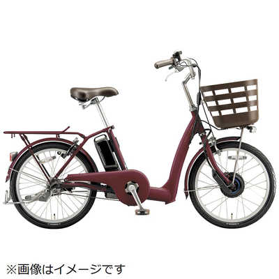 ブリヂストン 電動アシスト自転車 ラクット 内装3段 TXルビ-レツド 