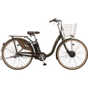 ブリヂストン 電動アシスト自転車 26型 フロンティア デラックス(オリジナルカラー)(カーキ/3段変速) (2020年モデル)【組立商品につき返品不可】 F6BB40