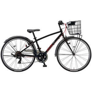 ブリヂストン 26型 子供自転車 シュライン SCHLEIN オプションパーツ付き(E.Xブラック/外装7段変速) ブラック SHL61A_