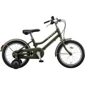＜コジマ＞ ブリヂストン 16型 子供用自転車 ハイディキッズ(T.Yカーキ/シングルシフト)【組立商品につき返品不可】 カーキ HYK16画像