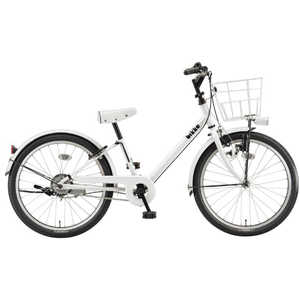 ＜コジマ＞ ブリヂストン 22型 子供用自転車 bikke j ビッケ j(E.XBKホワイト/シングルシフト) ホワイト BKJ222画像